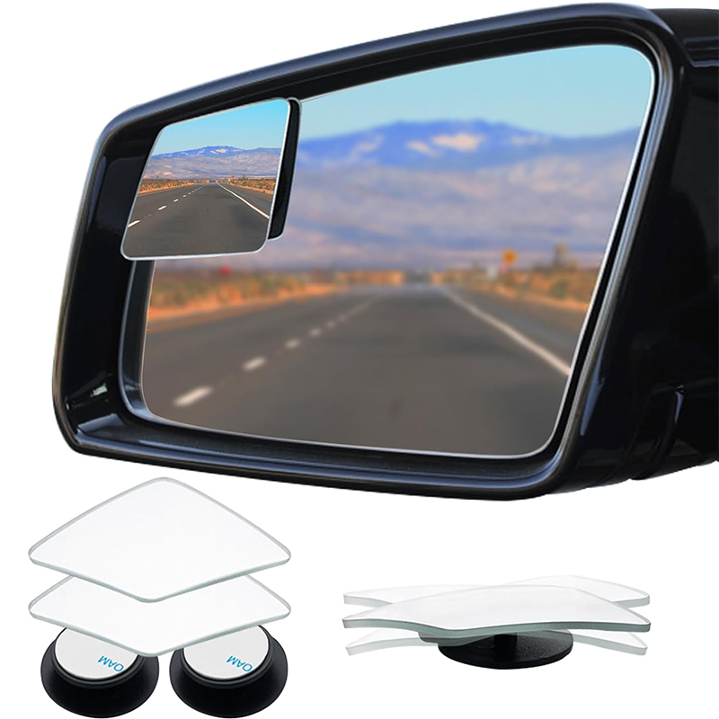 Car Blind Spot Mirror - Бескаркасное автомобильное зеркало заднего вида с