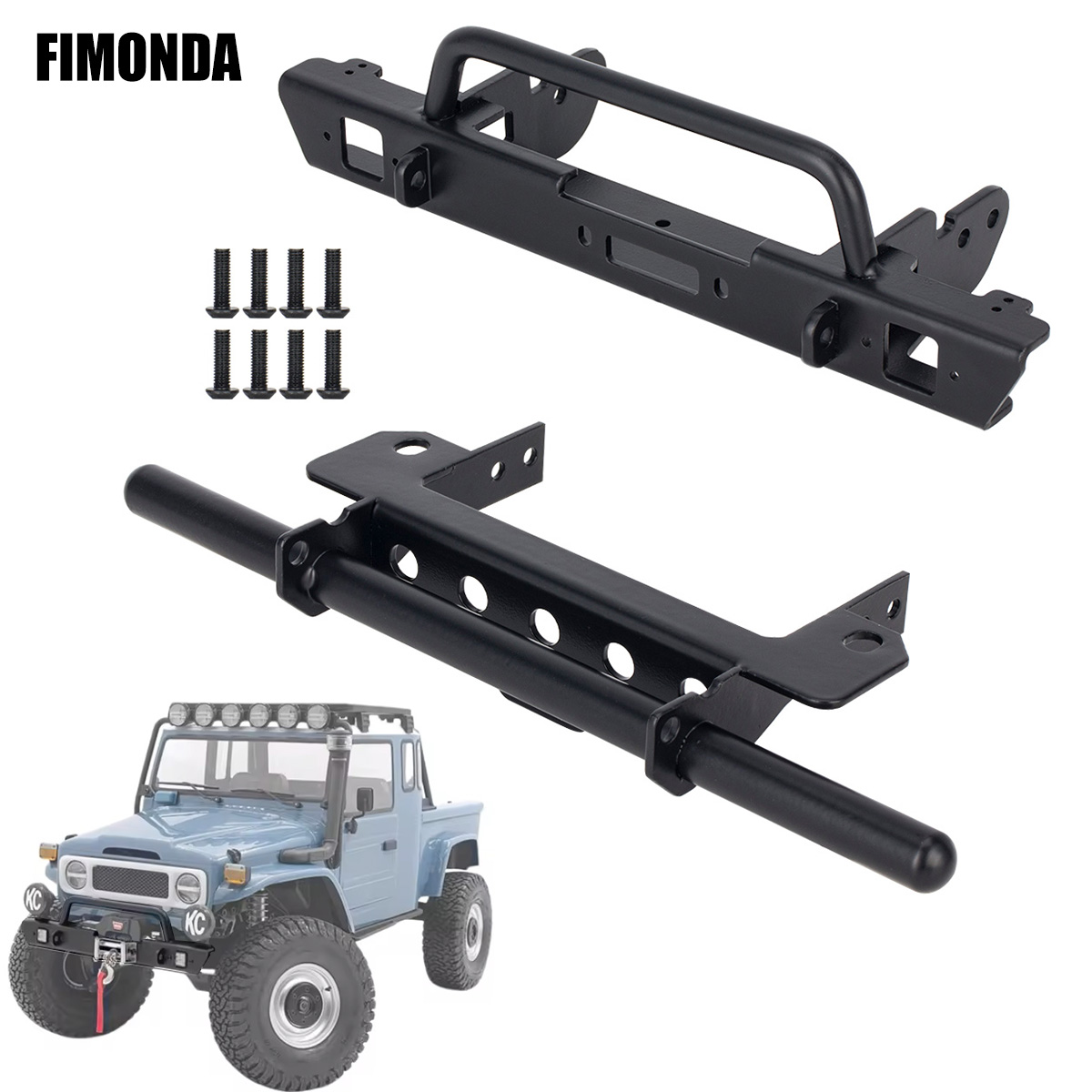 Car Accessories Phoenix - Металлический передний бампер для радиоуправляемого гусеничного