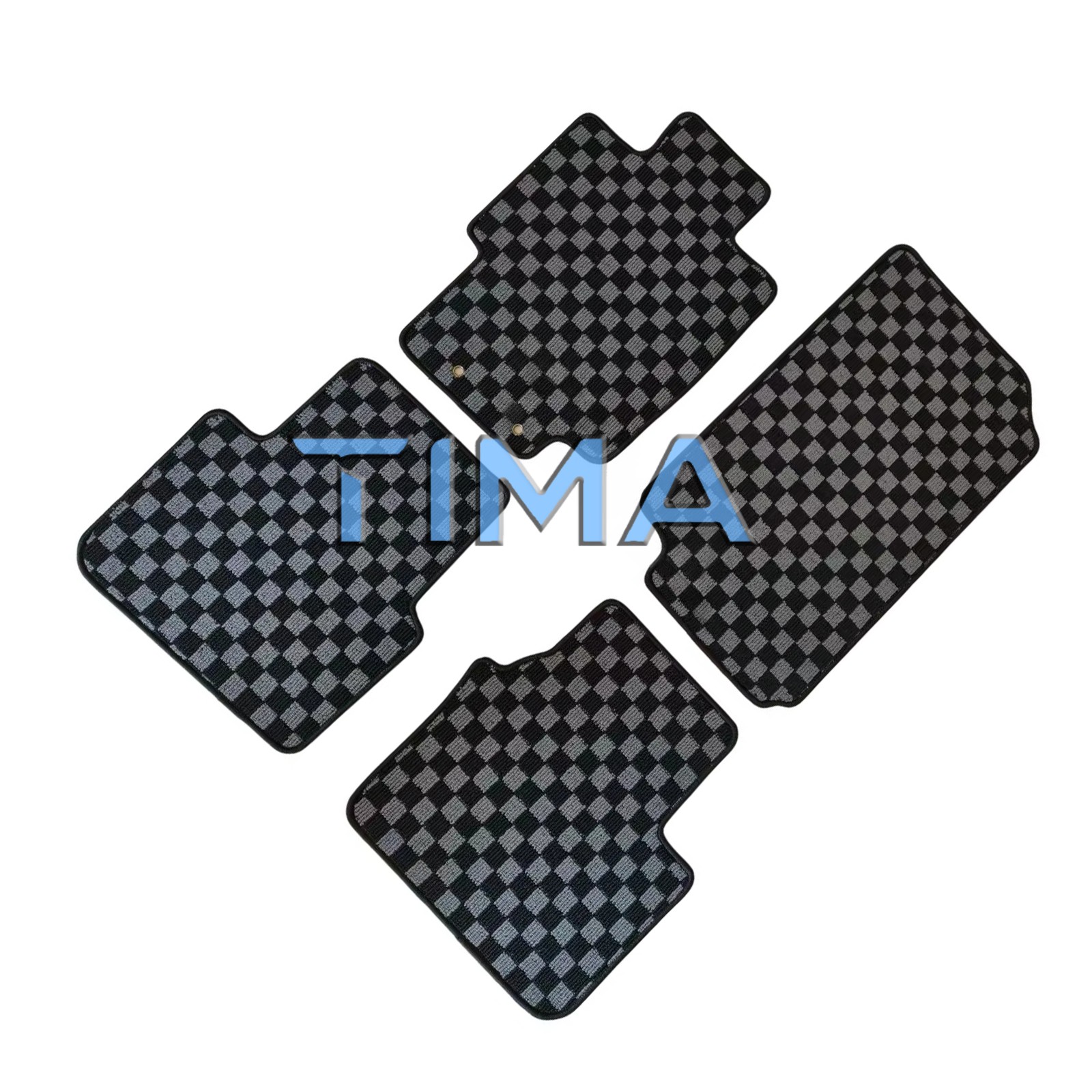 Car Accessories Jdm - Автомобильные коврики JDM Checkerboard Design для