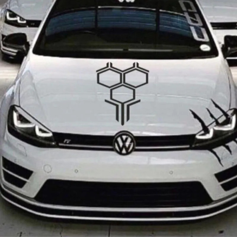 Car Accessories Racing - Виниловые наклейки на капот автомобиля с