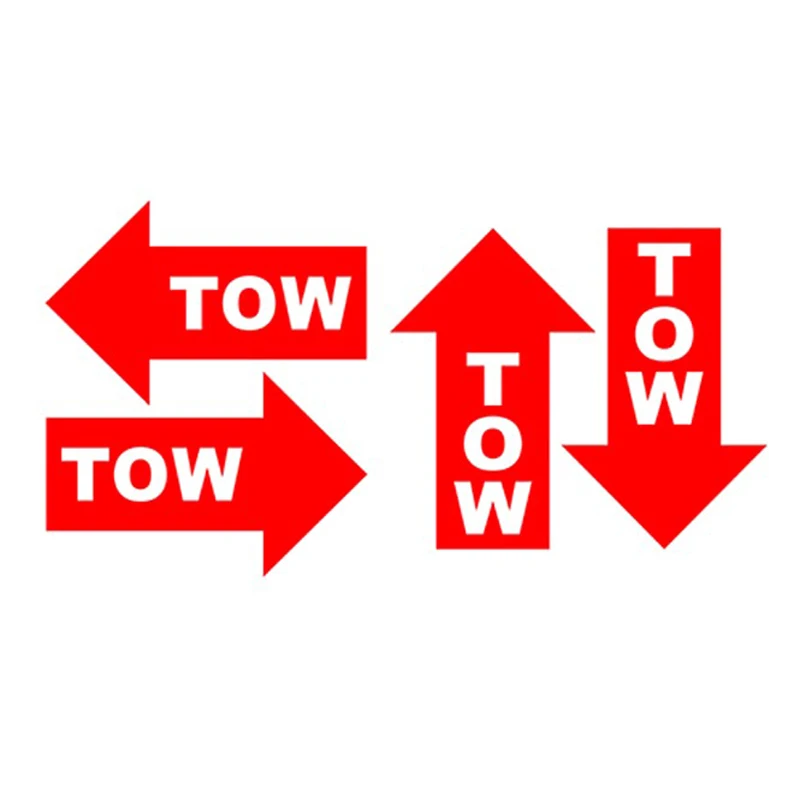 Car Accessories Jdm - Забавная автомобильная наклейка TOW Hook Arrow