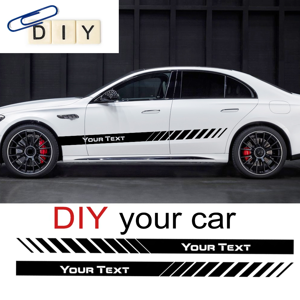 Car Accessories Racing - Наклейка на боковую дверь автомобиля с