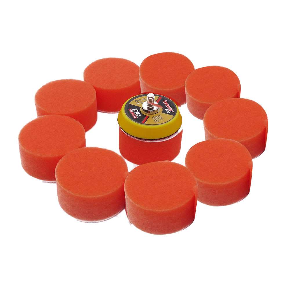 Car Wax Polishing Pad - 10 шт., 2 дюйма, 50 мм,
