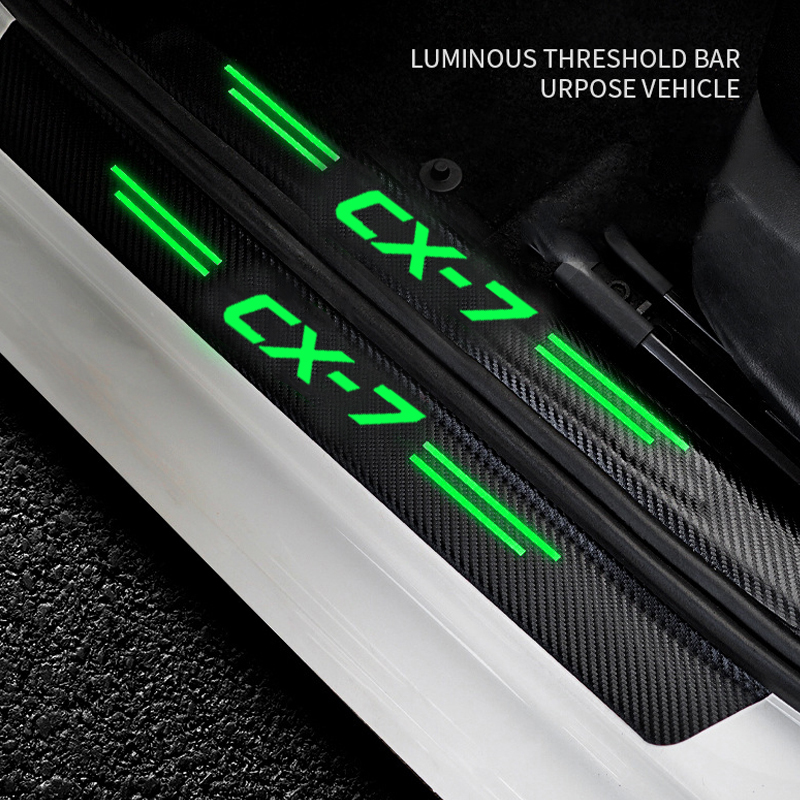 Car Door Edge Guard - Светящиеся наклейки на пороги для Mazda