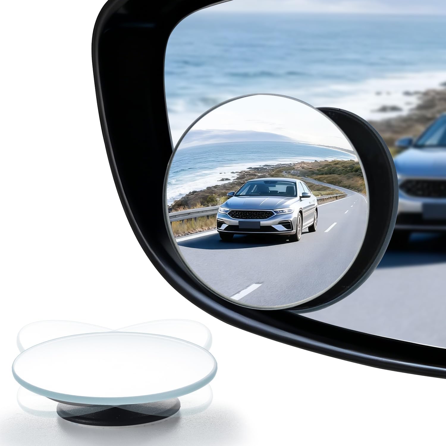 Car Blind Spot Mirror - Зеркало для слепых зон, круглое, из