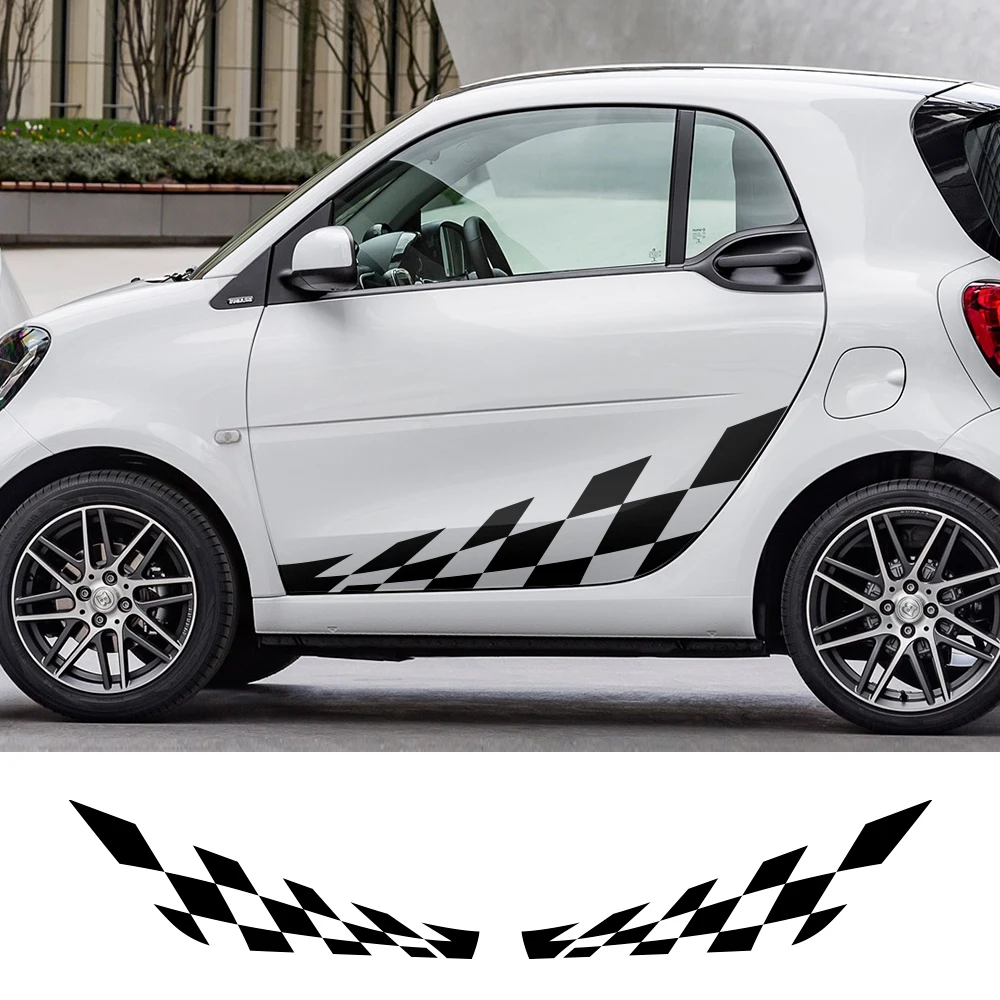 Car Accessories Racing - 2 шт., автомобильная боковая решетка для