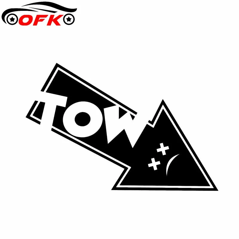 Car Accessories Racing - Виниловая наклейка с буксировочным крючком и