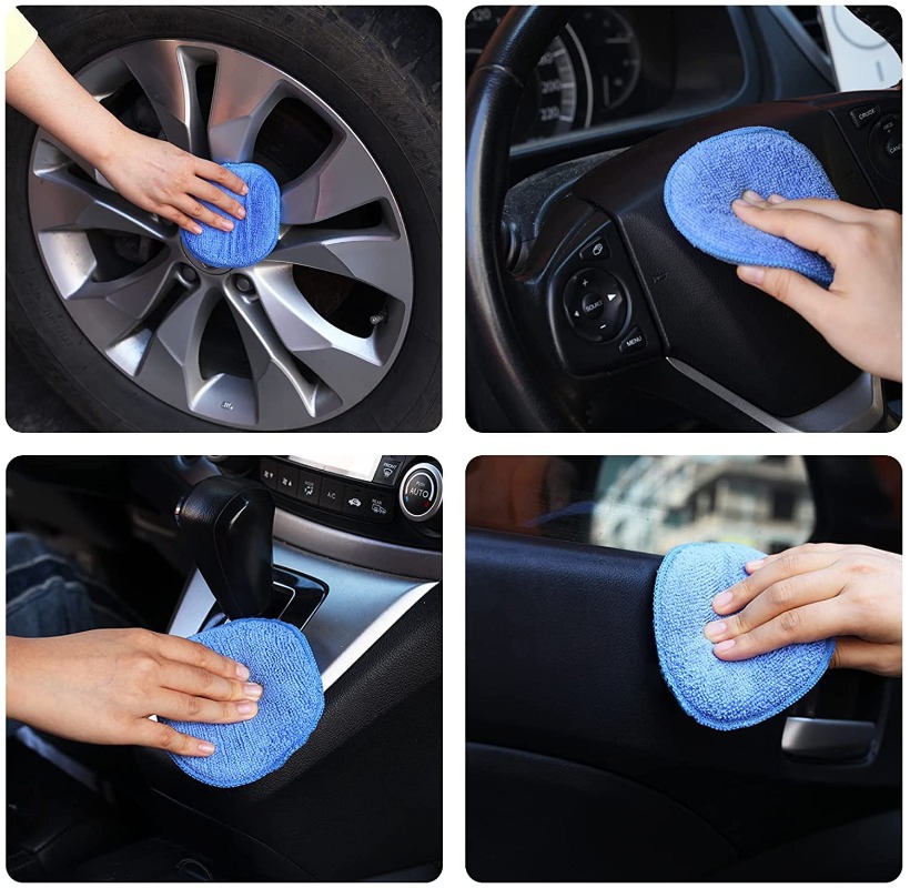 Набор из 10 губок-аппликаторов – обзор и цена Car Wax Polishing Pad