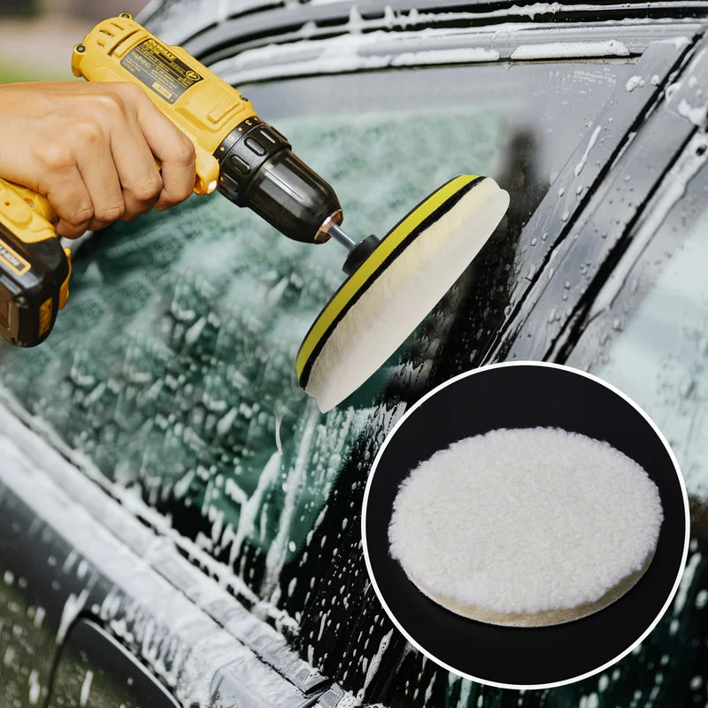 5 шт., 7/6/5/4/3 дюйма, полиро – обзор и цена Car Wax Polishing Pad
