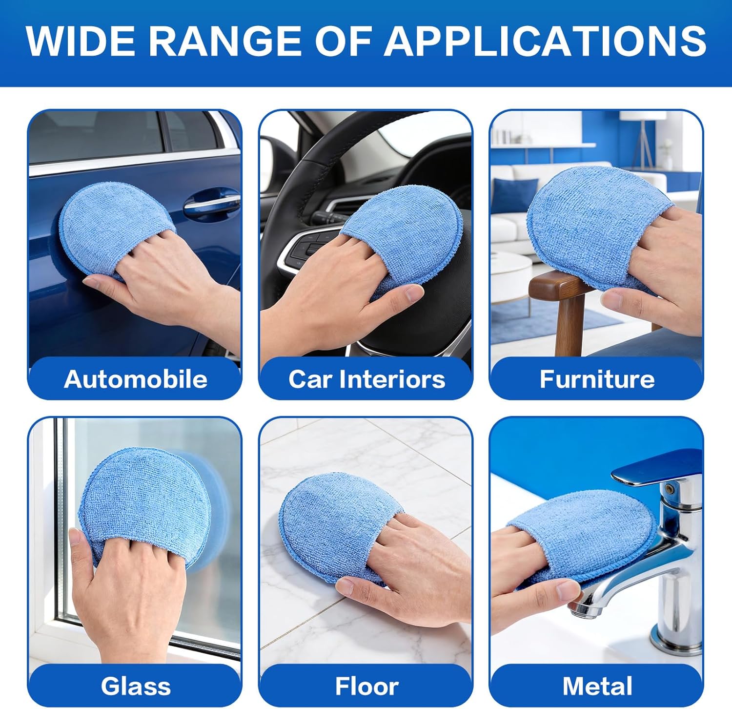Губка-щетка для автополировки, – обзор и цена Car Wax Polishing Pad