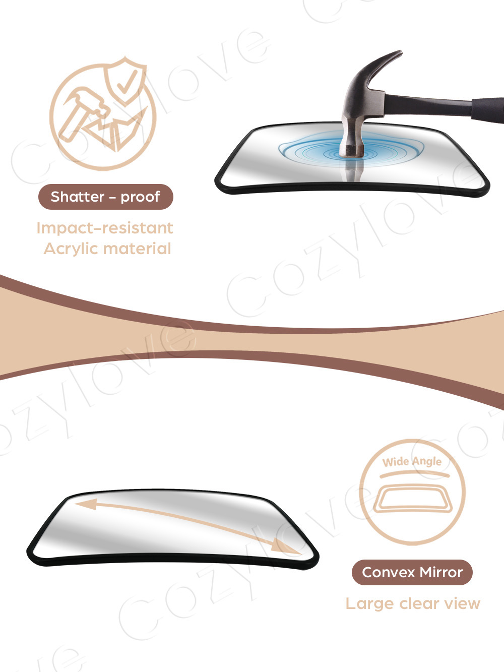 Универсальное зеркало для набл – обзор и цена Car Blind Spot Mirror