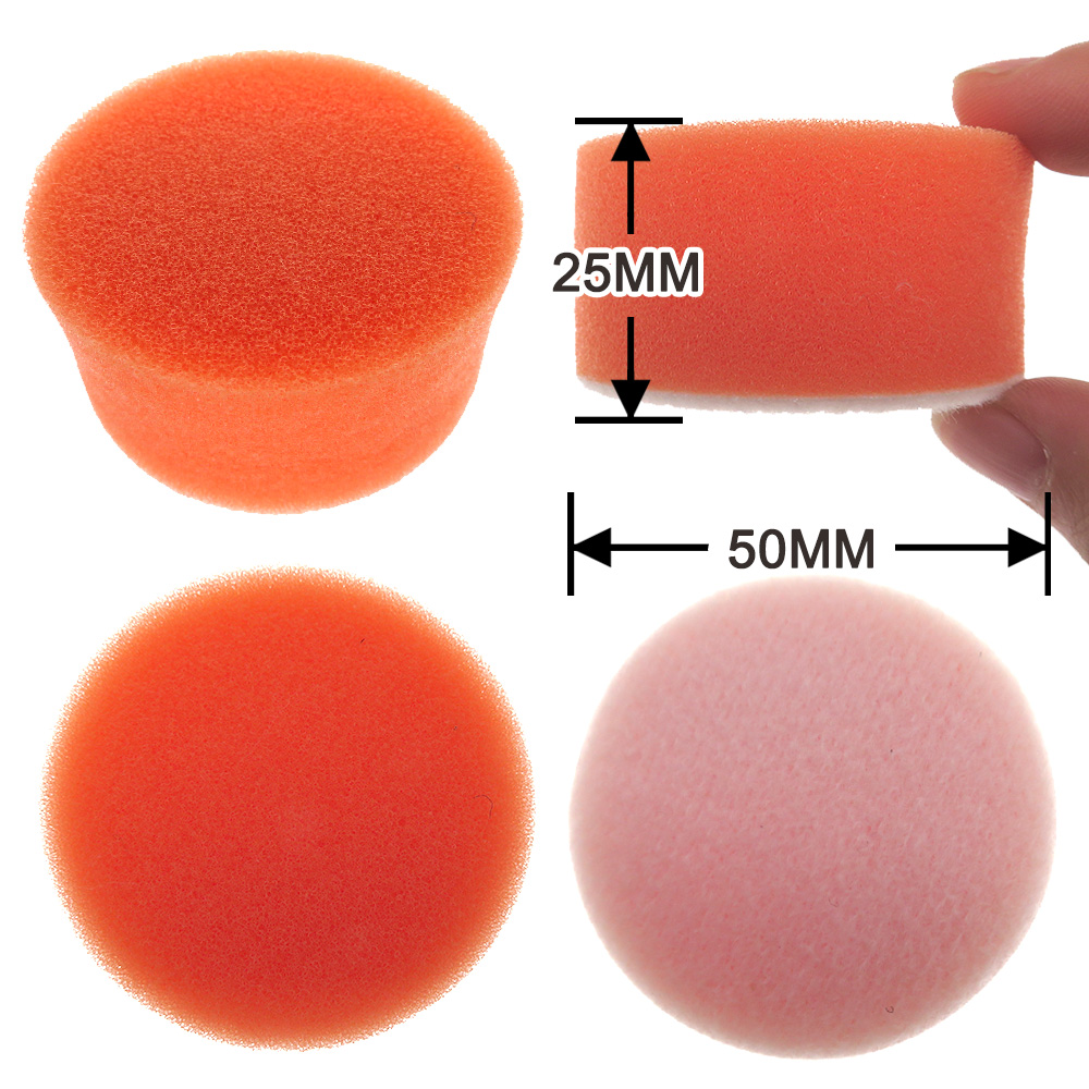 10 шт., 2 дюйма, 50 мм, автомо – обзор и цена Car Wax Polishing Pad