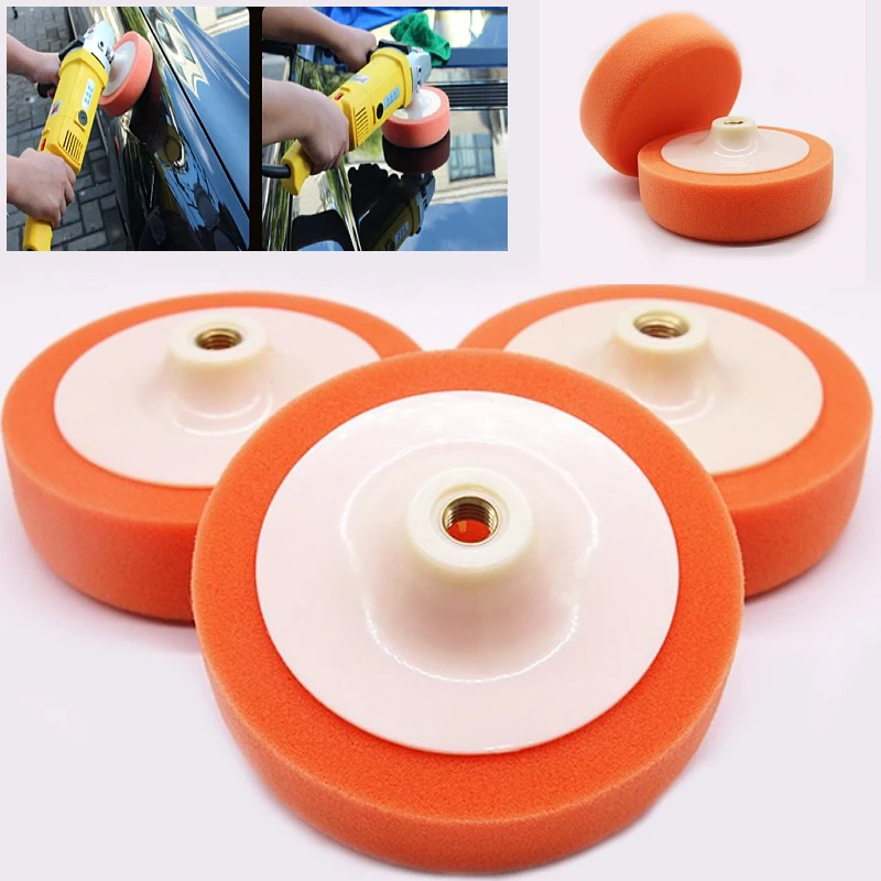 3 шт., оранжевые губки для пол – обзор и цена Car Wax Polishing Pad