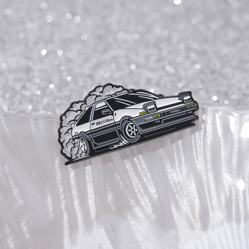 Эмалевый значок AE86 Initial D – обзор и цена Car Accessories Jdm