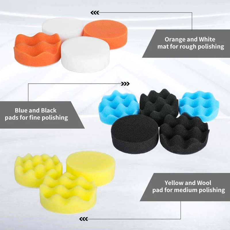 Набор губок для полировки авто – обзор и цена Car Wax Polishing Pad